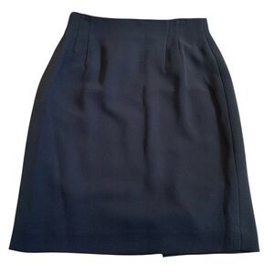 Vintage 80s Rena Rowan Separates Pencil Skirt | Grey/Charcoal Size 10